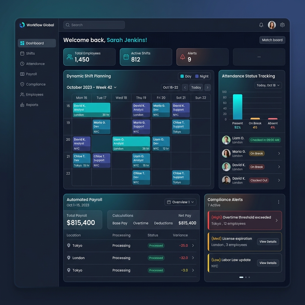Global Workforce Management Tool
